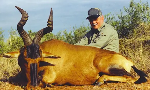Ron Luttrell Red Hartebeest — Africa Plains Game Hunts at Gunners Taxidermy